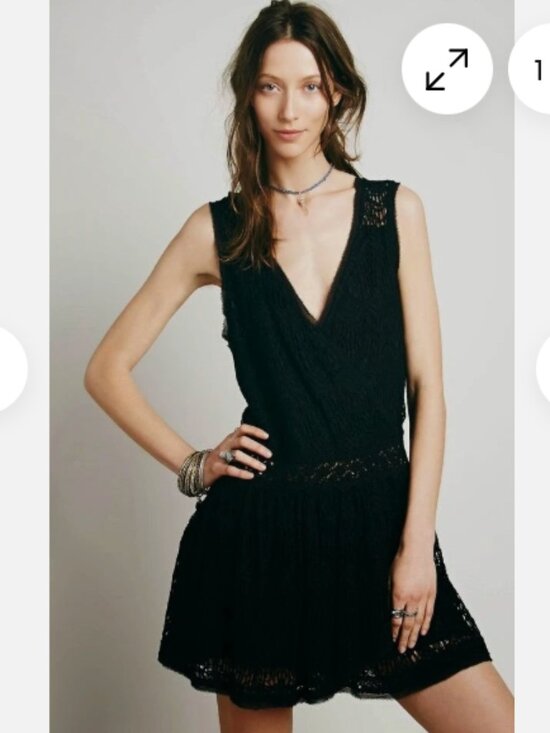 Free People Dresses & Skirts - Free People First Bloom Sleeveless Lace Crochet Dress Size XS